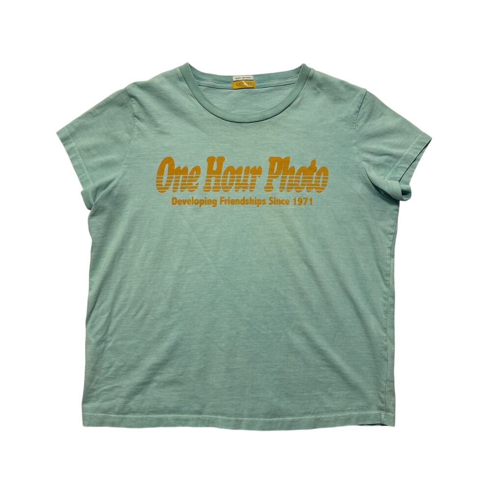 Mother One Hour Photo Short Sleeve Boxy Goodie T-Shirt Women’s M Green